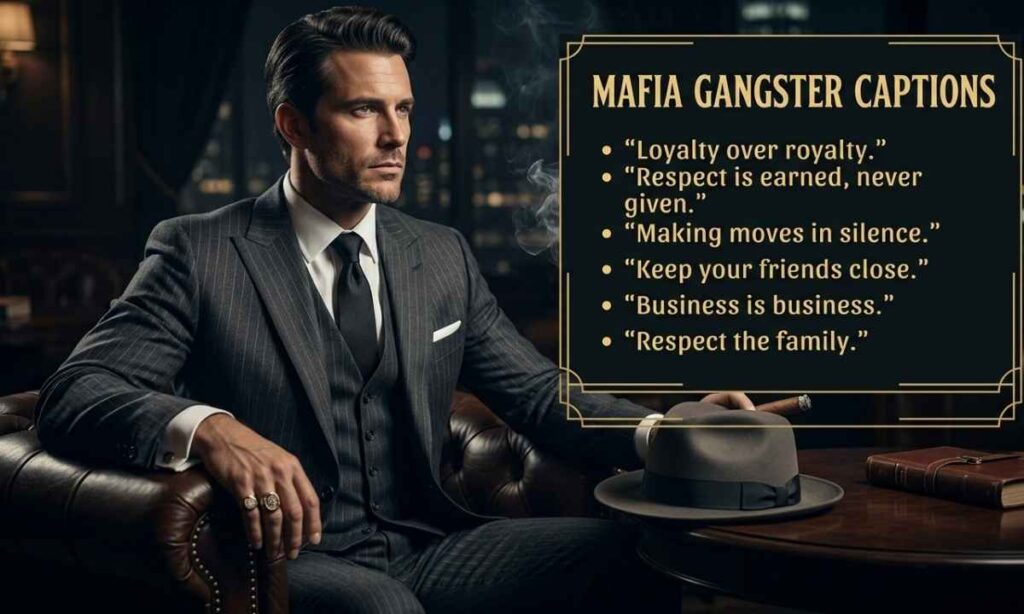 Mafia Gangster Captions