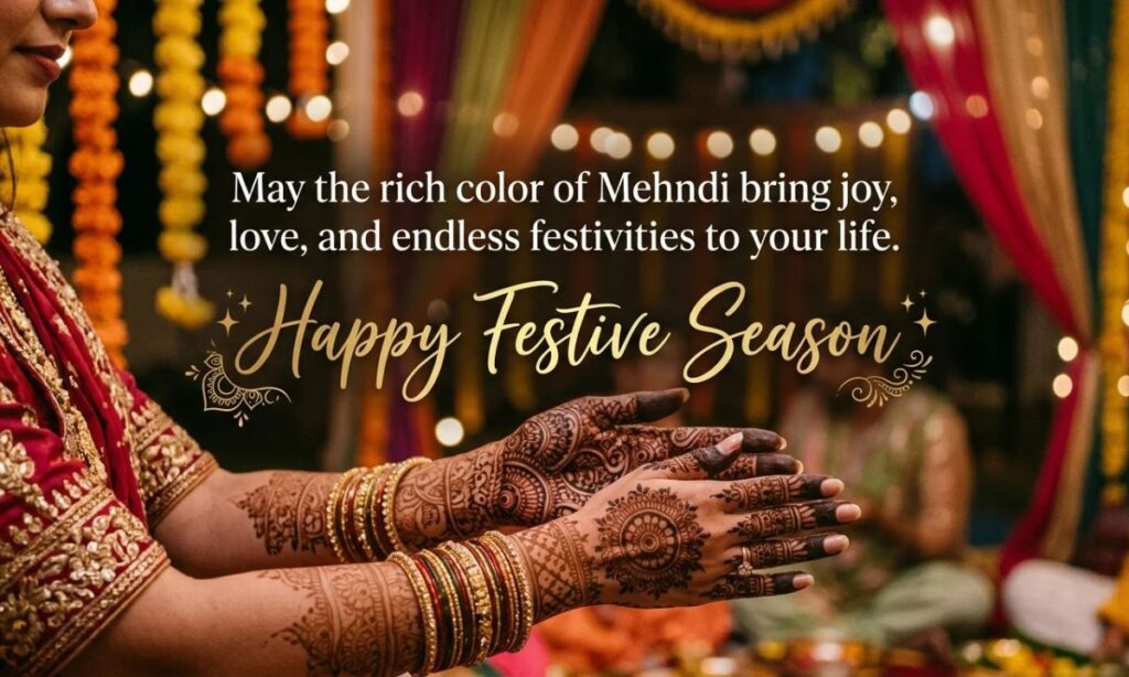Mehndi Quotes and Captions for Festivals