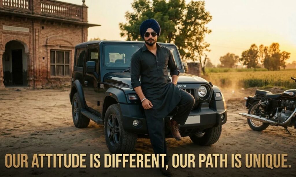 Punjabi Captions for Boys With Attitude