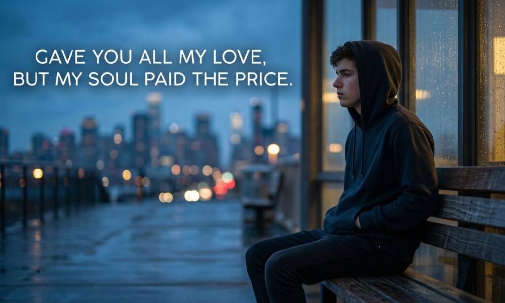 Sad Love Captions for Instagram for Boys
