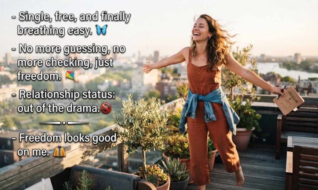 Single and Free Captions After Being Cheated On